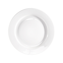 Flat plate, pure white hotel porcelain, Isabell series, Ø 250 mm product photo