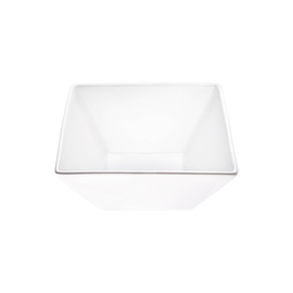Bowl, square, pure white hotel porcelain, Isabell series, 120 x 120 mm product photo