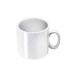 Mug with handle, stackable, pure white hotel porcelain, Isabell series, 320 ml product photo