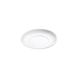 Saucer for coffee cup PZ2319025, pure white hotel porcelain, Isabell series, Ø 155 mm product photo