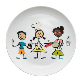 Children's tableware flat plate Ø 205 mm product photo