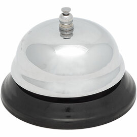 Reception bell, chrome-plated, Ø 85 mm, height 60 mm product photo