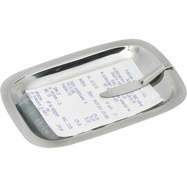 Stainless steel cash tray, 150 x 110 mm (W x D) product photo