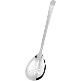 Serving spoon perforated, highly polished, made from one piece, handle length 31 cm product photo