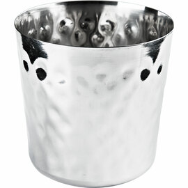 Serving cup stainless steel Ø 88 mm, height 85 mm, hammered product photo