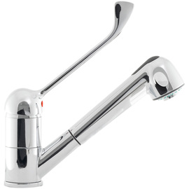 Mixer tap with shower head, single-hole installation, single-lever mixer product photo