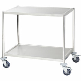 Serving trolley with two shelves of 800x500 mm product photo