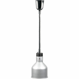 Heat lamp for ceiling mounting, silver, 0.25 kW, Ø 173 mm product photo