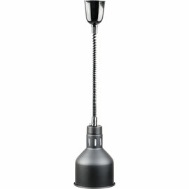 Heat lamp for ceiling mounting, black, 0.25 kW, Ø 173 mm product photo