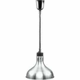Heat lamp for ceiling mounting, silver, 0.25 kW, Ø 290 mm product photo