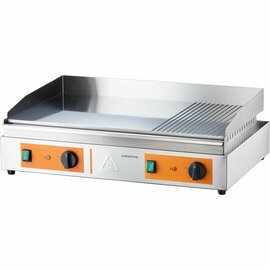 Griddle plate CATERINA, 720x460x240 mm, 2/3 smooth and 1/3 grooved, 3.5 kW 230 V product photo