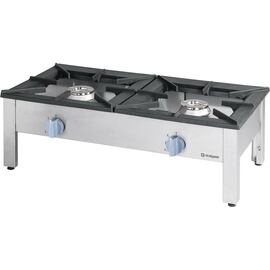 Gas stool cooker, double burner TOP - G20, 1160 x 580 x 380 mm (WxDxH) product photo
