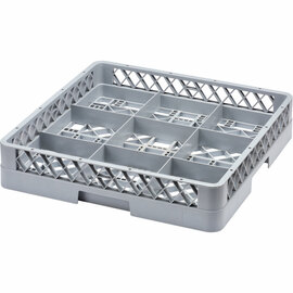 Dishwasher basket for glasses and cups, 9 compartments, 500 x 500 mm product photo