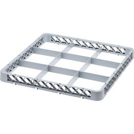 Top rim for dishwashing basket 500x500 mm, 9 compartments product photo