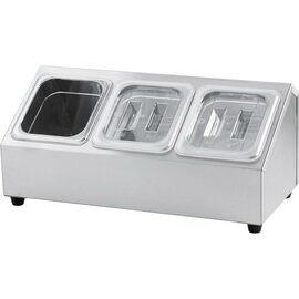 Stand for Gastronorm containers - 3 x GN 1/6 (150 mm) product photo