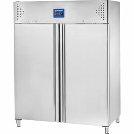 Double-door freezer, stainless steel, GN 2/1, 1480x830x2010 mm (WxDxH), 0.44 kW product photo