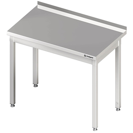 Work table without base, 1000x600x850 mm, without bracing, with upstand, welded product photo