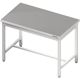 Central work table with central strut, 1000x800x850 mm, without upstand, welded product photo