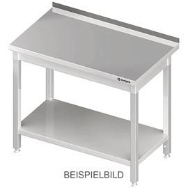Work table with base, 500x600x850 mm, without upstand, welded product photo