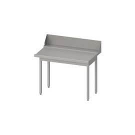Drain table "PRO", basket guide with gradient, without base plate 1800x750x880 mm, right-hand side, with upstand 200 mm, welded product photo