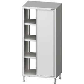 Pass-through tall cabinet with sliding doors, 800x600x2000 mm, welded product photo
