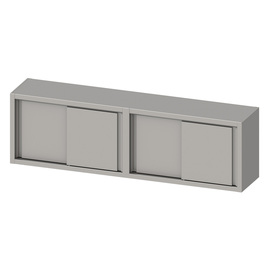 Wall cabinet with sliding doors 2000x300x600 mm, welded product photo