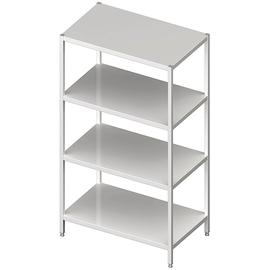 Shelving unit with smooth shelves, 900x500x1800 mm, welded product photo