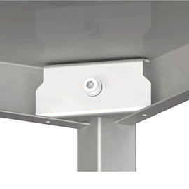 Shelving unit with smooth shelves, 900x500x1800 mm, welded product photo  S
