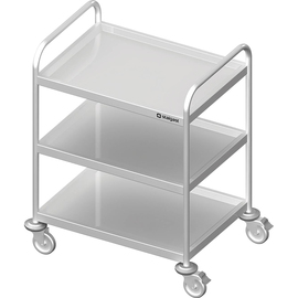 Serving trolley with three shelves, 1000x600x950 mm, welded product photo