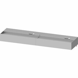 Wall hood "Basic Line", box shape 4200 mm x 1200 mm with flame protection filter type B product photo
