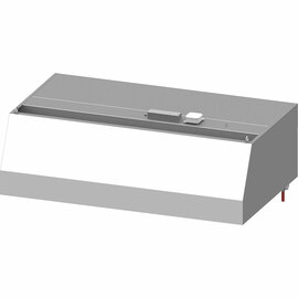 Wall hood "Basic Line", trapezoidal shape 1000 mm x 800 mm with flame protection filter type B product photo