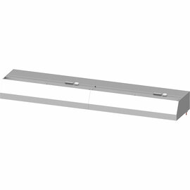 Wall hood "Basic Line", trapezoidal shape 4300 mm x 800 mm with flame protection filter type B product photo