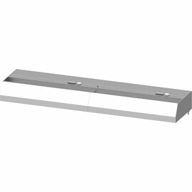 Wall hood "Basic Line", trapezoidal shape 4200 mm x 1200 mm with flame protection filter type B product photo