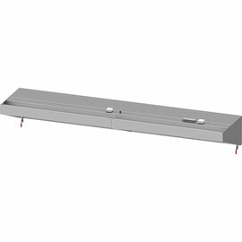 Wall hood "Basic Line", inclined shape 3500 mm x 900 mm with flame protection filter type B product photo