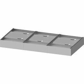 Ceiling hood "Basic Line", box shape 4100 mm x 2200 mm with flame protection filter type B product photo