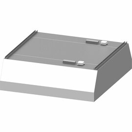 Ceiling hood "Basic Line", trapezoidal shape 1000 mm x 1600 mm with flame protection filter type B product photo