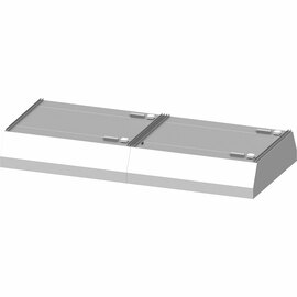 Ceiling hood "Basic Line", trapezoidal shape 3200 mm x 1600 mm with flame protection filter type B product photo