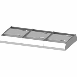 Ceiling hood "Basic Line", trapezoidal shape 4300 mm x 2200 mm with flame protection filter type B product photo