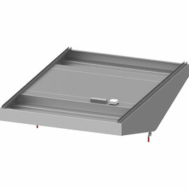 Ceiling hood "Basic Line", inclined shape 1000 mm x 2200 mm with flame protection filter type B product photo