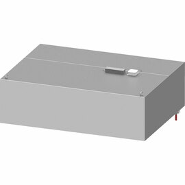 Induction wall hood "Basic Line", box shape 1200 mm x 900 mm with flame protection filter type B product photo