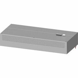 Compensation wall hood "Basic Line", box shape 2700 mm x 1200 mm with flame protection filter type B product photo