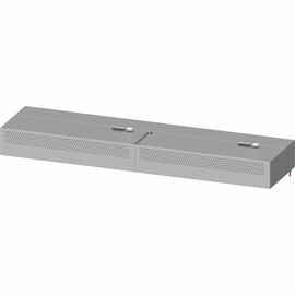 Compensation wall hood "Basic Line", box shape 4900 mm x 1400 mm with flame protection filter type B product photo