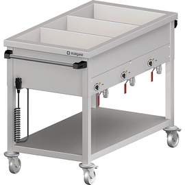 Bain-Marie trolley with separate basins, for 2x GN1/880x600x850 mm product photo