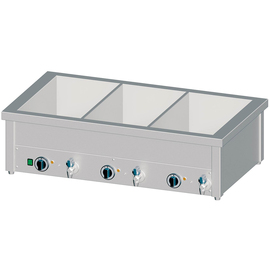 Bain-Marie tabletop unit with separate basins, for 2x GN1/760x600x310 mm product photo