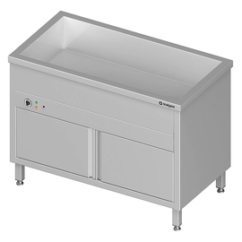 Bain-Marie freestanding unit with closed base and one basin, for 2x GN1/760x600x850 mm product photo