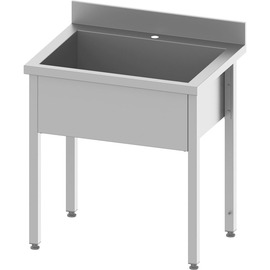pot sink ECO TS 60 without draining board | 800 mm x 600 mm H 850 mm | self-assembly product photo