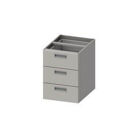 built-in drawer unit ECO AT 93 with 3 drawers | 386 mm x 490 mm H 540 mm | self-assembly product photo