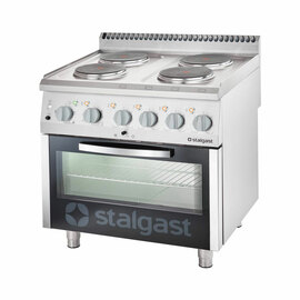 Electric cooker with 4 hotplates and static oven GN 2/1, Series 700 ND product photo