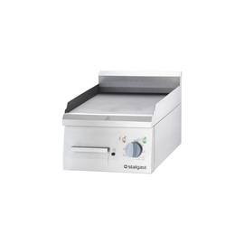Electric griddle plate as tabletop device, 400x700 mm, smooth grill surface, Series 700 ND product photo