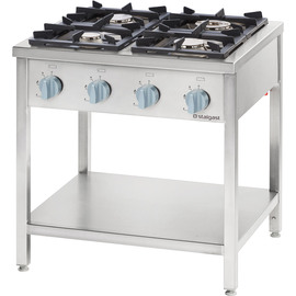Gas stove series 700 - G30, 4 burners (3.5+2x5+7), 800 x 700 x 850 mm (WxDxH) for self-assembly product photo